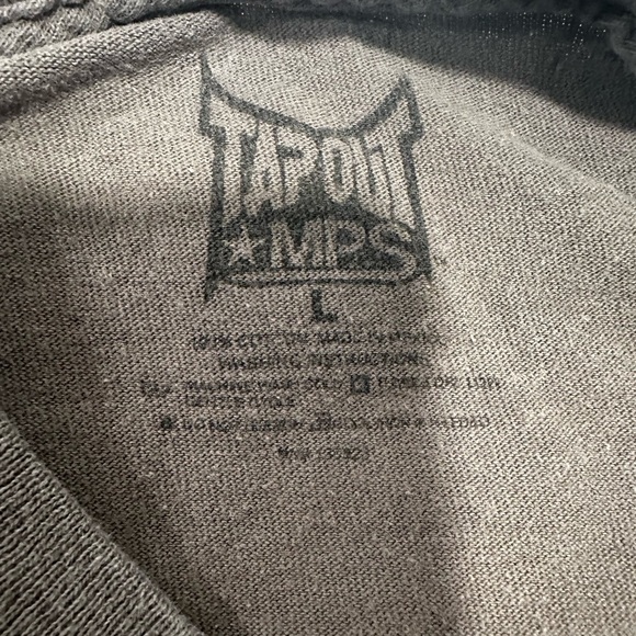Tapout MPS Shirt Mens Sz:L Gray Graphic Skater Grunge Punk MMA Y2K Tee. - Picture 6 of 10